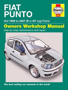 Livre : Fiat Punto - Petrol (Oct 1999 - 2007) - Haynes Service and Repair Manual