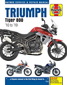Livre : Triumph Tiger 800 (2010 - 2019) - Haynes Service & Repair Manual