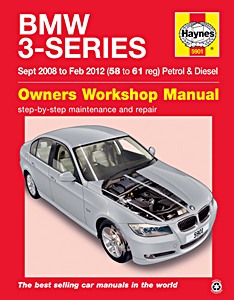 Livre : BMW 3-Series (E90 LCI / E91 LCI) - Petrol & Diesel (Sept 2008 - Feb 2012) - Haynes Service and Repair Manual