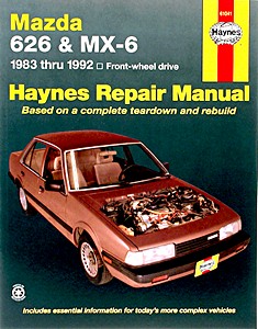 Livre: Mazda 626 and MX-6 - Front-wheel drive (1983-1992) (USA) - Haynes Repair Manual