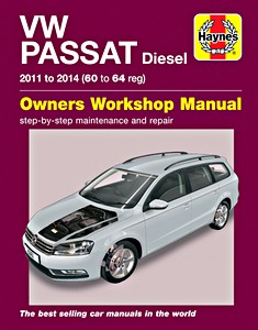 Livre : VW Passat - Diesel (2011-2014) - Haynes Service and Repair Manual