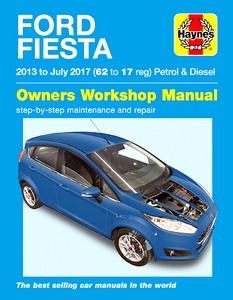 Boek: Ford Fiesta - Petrol & Diesel (2013 - July 2017) - Haynes Service and Repair Manual