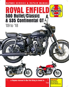 Livre : Royal Enfield 500 Bullet / Classic & 535 Continental GT (2009-2018) - Haynes Service & Repair Manual