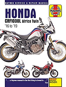 Livre : Honda CRF 1000 L Africa Twin (2016-2019) - Haynes Service & Repair Manual