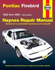 Buch: Pontiac Firebird - All models (1982-1992) - Haynes Repair Manual