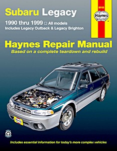 Book: Subaru Legacy (1990-1999) - including Legacy Outback & Legacy Brighton (USA) - Haynes Repair Manual
