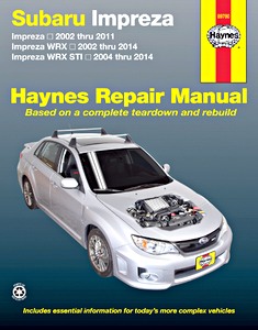 Livre : Subaru Impreza - Petrol (2002-2014) (AUS) - Haynes Repair Manual