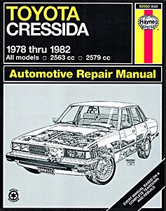 Boek: Toyota Cressida (1978-1982) - Haynes Repair Manual