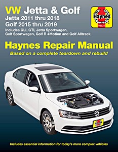 Livre : VW Jetta (2011-2018), Golf (2015-2019) (USA) - Haynes Repair Manual