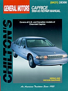 Livre : Chevrolet Caprice (1990-1993) - Chilton Repair Manual