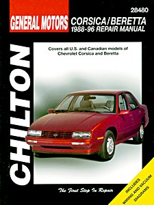 Livre : Chevrolet Corsica, Beretta - All models (1988-1996) - Chilton Repair Manual