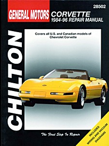 Livre : Chevrolet Corvette - All models (1984-1996) - Chilton Repair Manual