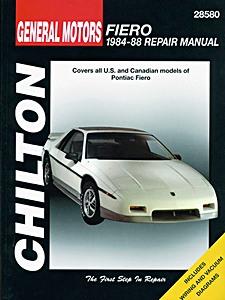 Livre : Pontiac Fiero (1984-1988) - Chilton Repair Manual