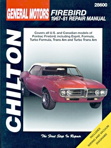 Livre : Pontiac Firebird (1967-1981) - Chilton Repair Manual