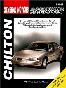 Livre : Buick Regal / Chevrolet Lumina / Oldsmobile Cutlass Supreme / Pontiac Grand Prix (1988-1996) - Chilton Repair Manual