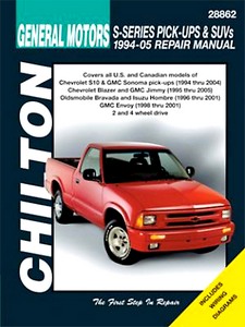 Livre: Chevrolet & GMC S-Series / Isuzu Hombre / Oldsmobile Bravada - Pick-Ups and SUVs (1994-2005) - Chilton Repair Manual