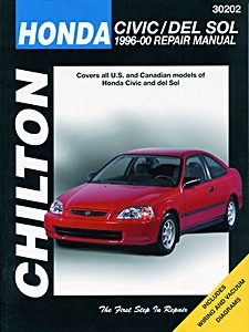 Livre : Honda Civic & del Sol (1996-2000) - Chilton Repair Manual