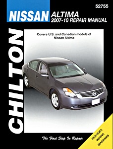 Book: Nissan Altima (2007-2010) (USA) - Chilton Repair Manual