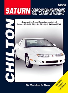 Book: Saturn Coupes, Sedans & Wagons (1991-2002) (USA) - Chilton Repair Manual