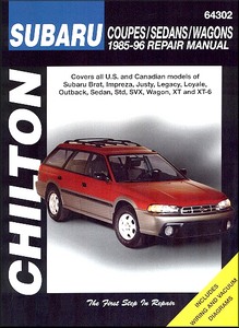 Livre : Subaru Coupes, Sedans, Wagons (1985-1996) (USA) - Chilton Repair Manual