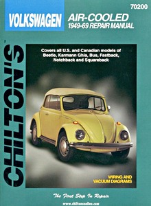 Livre : Volkswagen Air-Cooled - Beetle, Karmann Ghia, Bus, Fastback, Notchback and Squareback (1949-1969) (USA) - Chilton Repair Manual