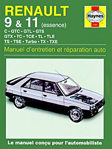 Livre : Renault 9 & 11 - essence (1981-1991) - Manuel d'entretien et réparation Haynes