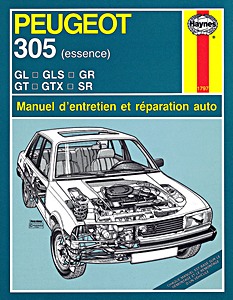Livre : Peugeot 305 - essence (1977-1991) - Manuel d'entretien et réparation Haynes