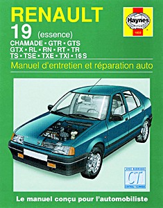Livre : Renault 19 - essence (1988-1997) - Manuel d'entretien et réparation Haynes