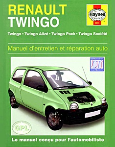 Livre : Renault Twingo (12/1992-8/1998) - Manuel d'entretien et réparation Haynes