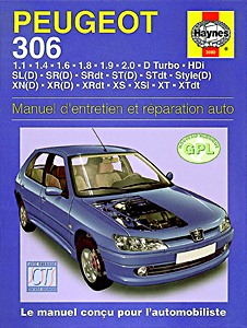 Livre : Peugeot 306 - essence et Diesel (1993-2000) - Manuel d'entretien et réparation Haynes