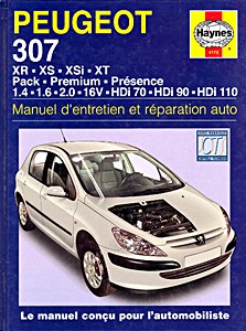 Livre : Peugeot 307 - essence et Diesel (2001-2004) - Manuel d'entretien et réparation Haynes