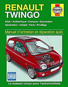 Livre : Renault Twingo (1999-2005) - Manuel d'entretien et réparation Haynes
