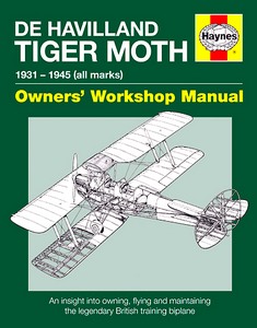 Livre : De Havilland Tiger Moth Manual (1931-1945)