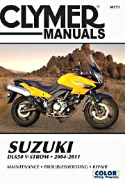 Livre : Suzuki DL 650 V-Strom (2004-2011) - Clymer Motorcycle Service and Repair Manual