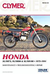 Livre : Honda XL / XR 75, XL / XR 80 & XL / XR 100 (1975-1991) - Clymer Motorcycle Service and Repair Manual