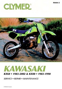 Livre : Kawasaki KX 60 (1983-2002) & KX 80 (1983-1990) - Clymer Motorcycle Service and Repair Manual
