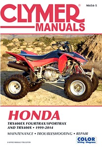 Book: [M454-5] Honda TRX400EX Fourtrax/Sportrax (99-14)