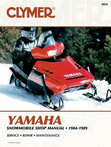 [S826] Yamaha Snowmobile Shop Manual (1984-1989)