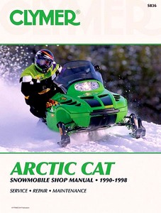 Livre : [S836] Arctic Cat Snowmobile Manual (1990-1998)