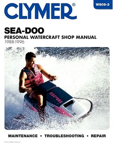 Livre : Sea-Doo (Bombardier) (1988-1996) - Clymer Personal Watercraft Shop Manual