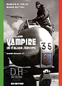 Cubierta libro De Havilland Vampire in Italian Service