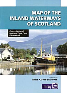 Cubierta libro Map of the Inland Waterways of Scotland - Caledonian Canal, Forth & Clyde Canal, Crinan Canal