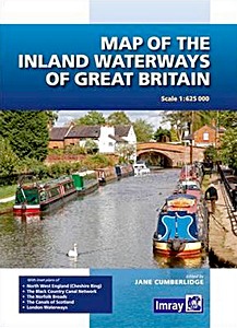 Cubierta libro Map of the Inland Waterways of Great Britain
