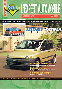 Livre : Fiat Multipla - 1.6 16V essence / 1.9 JTD diesel (depuis 01/1999) - L'Expert Automobile