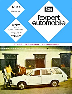 Livre : Renault 12 Break (R1171) (depuis 1970) - L'Expert Automobile