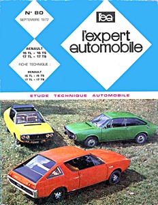 Livre : Renault 15 TL, 15 TS, 17 TL, 17 TS (depuis 1971) - L'Expert Automobile