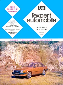 Livre : Ford Escort '81 - essence (depuis 1981) - L'Expert Automobile