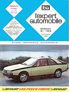 Livre : Renault Fuego TX, GTX et Automatic (depuis 1981) - L'Expert Automobile