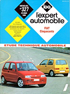 Livre : Fiat Cinquecento - 903 et 1108 cm³ - L'Expert Automobile