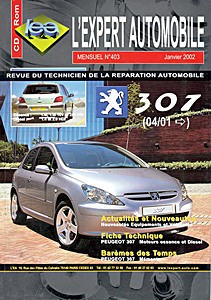 Livre : Peugeot 307 - Phase 1 - essence et Diesel (depuis 04/2001) - L'Expert Automobile